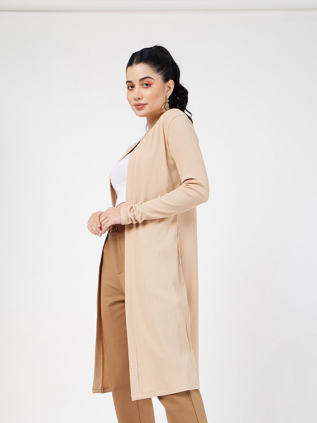 SASSAFRAS Open Front Longline Shrug