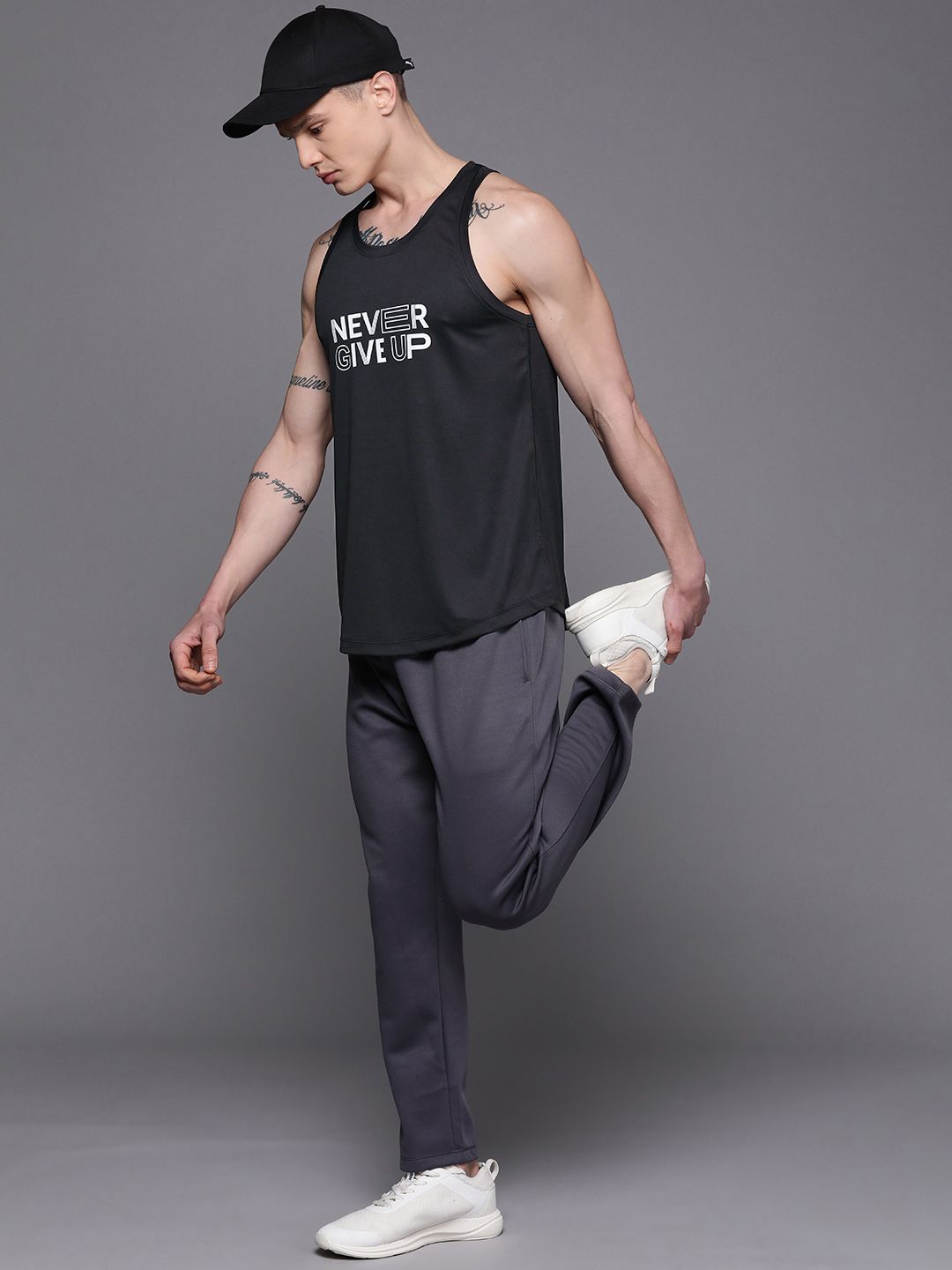 HRX by Hrithik Printed Rapid-Dry Training T-shirt
