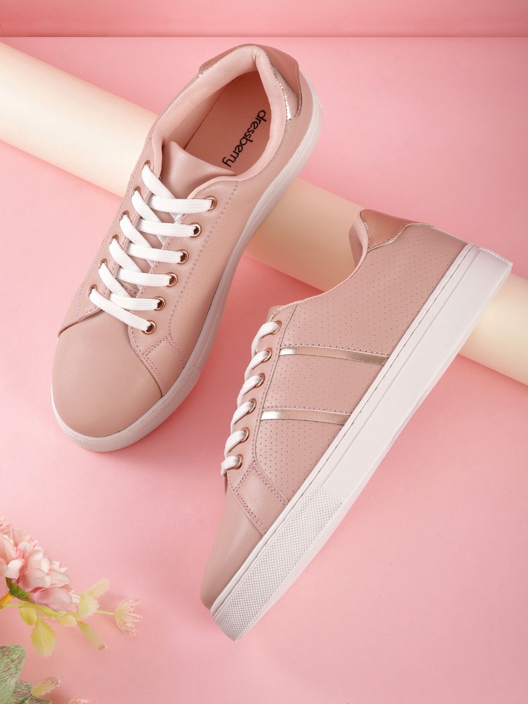 DressBerry Women Perforated Sneakers