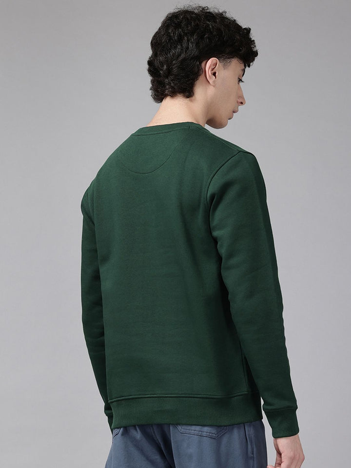 Park Avenue Slim Fit Printed Sweatshirt