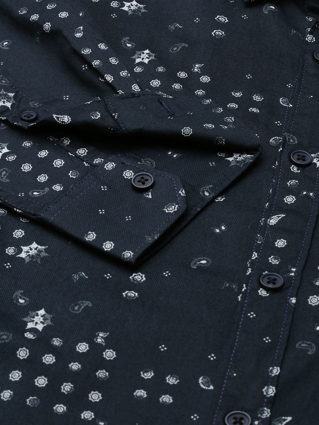 SPYKAR Cotton Slim Fit Opaque Printed Casual Shirt