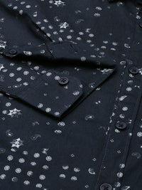 SPYKAR Cotton Slim Fit Opaque Printed Casual Shirt