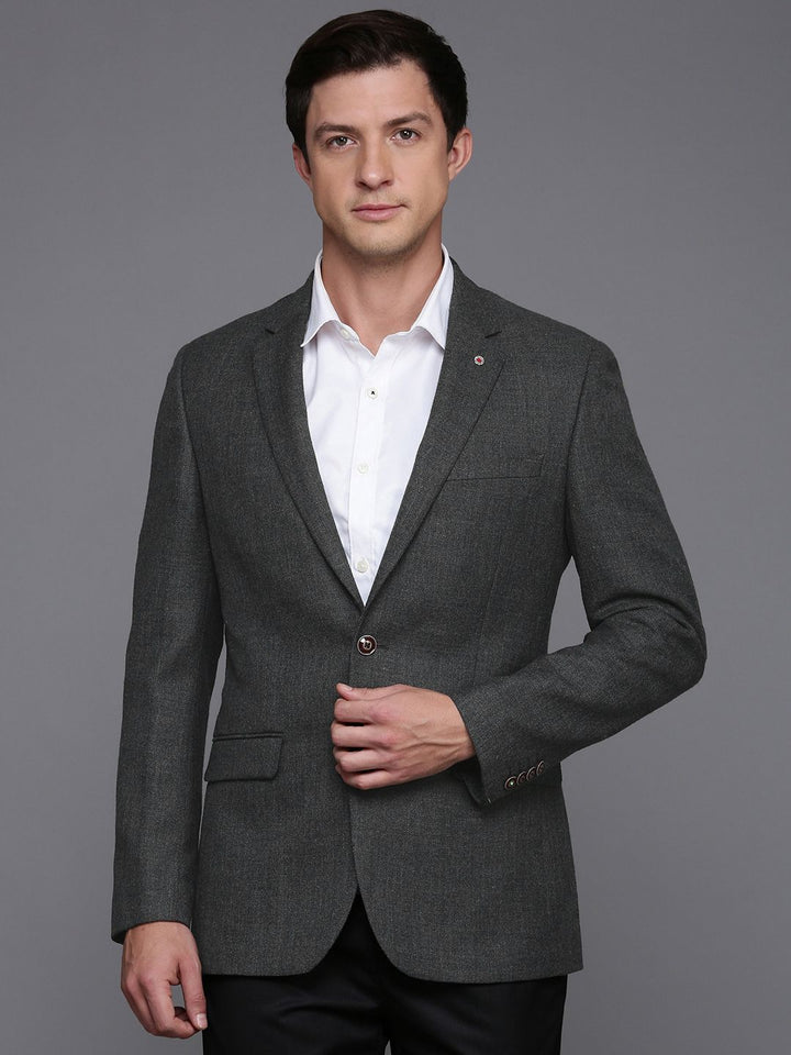 Raymond Contemporary Fit Notched Lapel Collar Single-Breasted Blazer