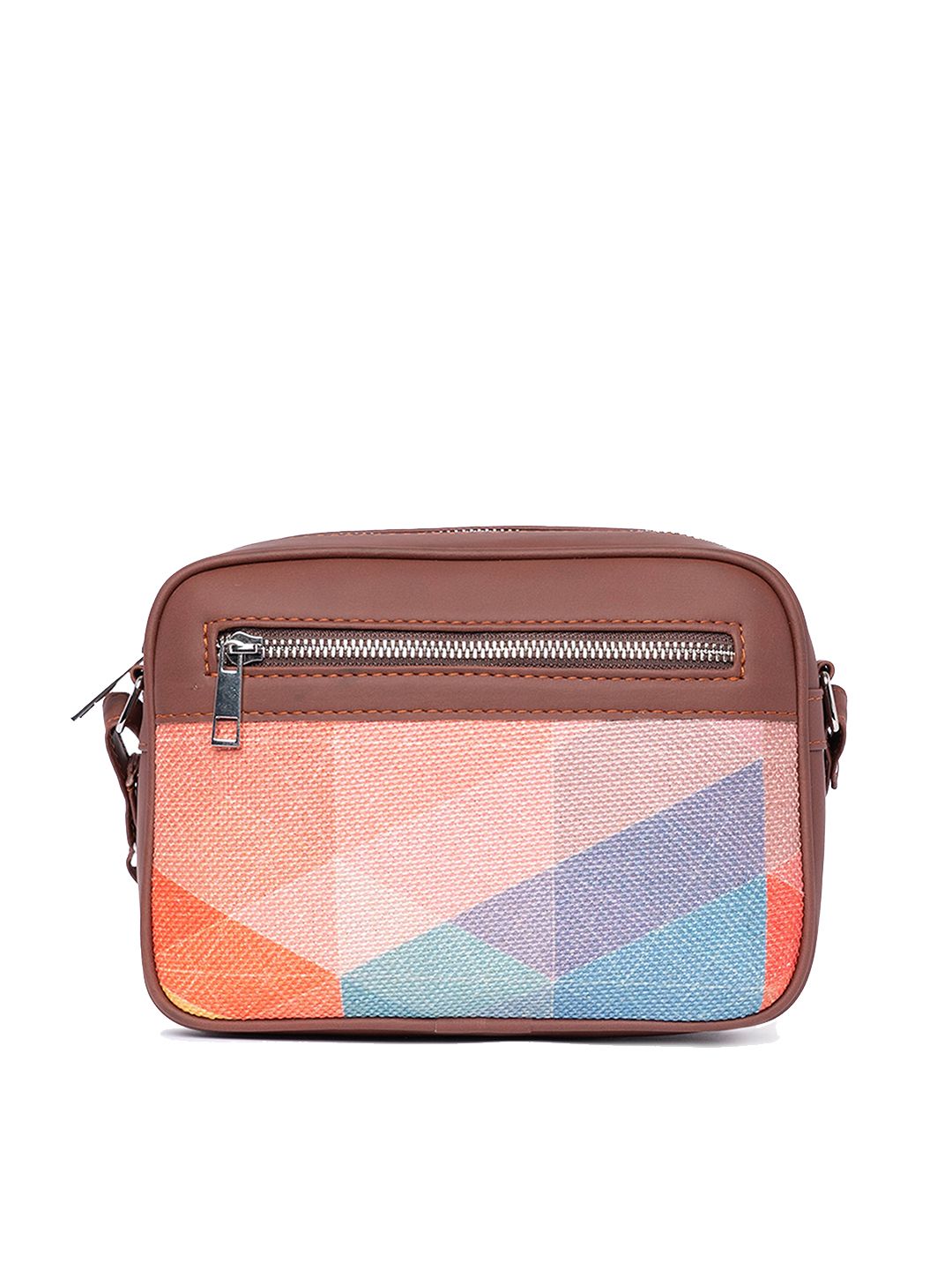 ZOUK Women Colourblocked Structured Sling Bag