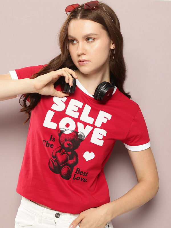 DILLINGER Women Regular Fit Short Sleeve Printed Tshirt