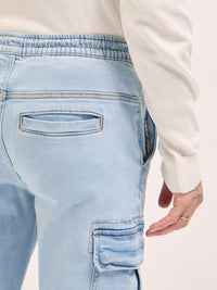 THE BEAR HOUSE Men Mid-Rise Jogger Jeans