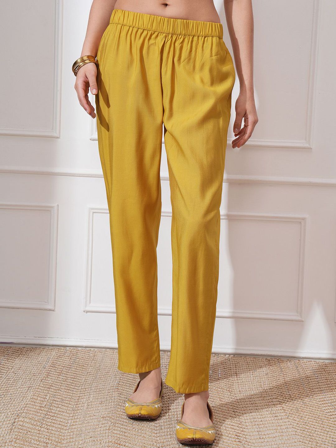 Vishudh Women Regular Kurta with Trousers & With Dupatta