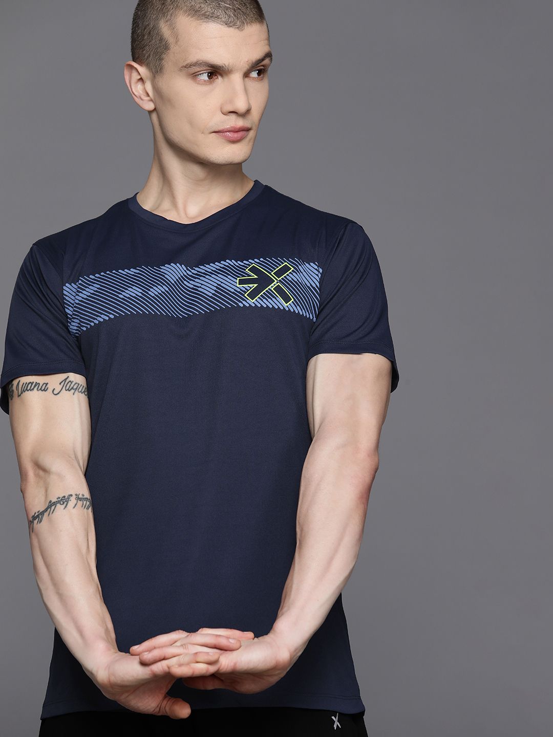 HRX by Hrithik Roshan Printed Training T-shirt