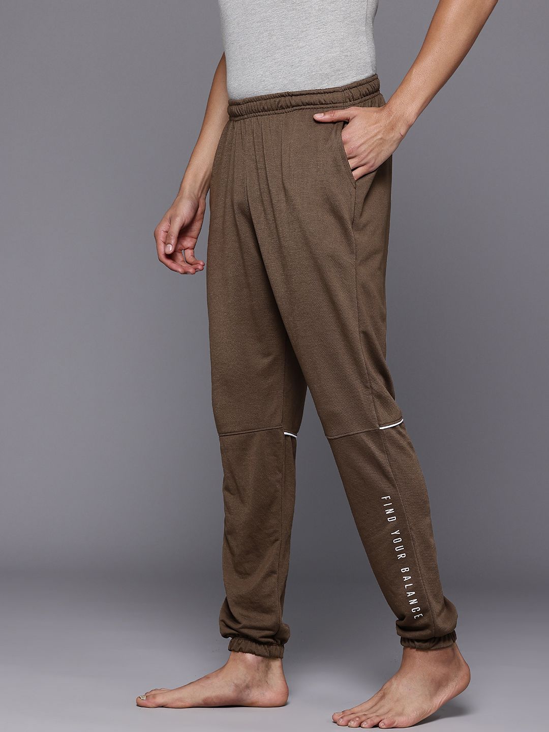 HRX by Hrithik Roshan Paneled Yoga Trackpants