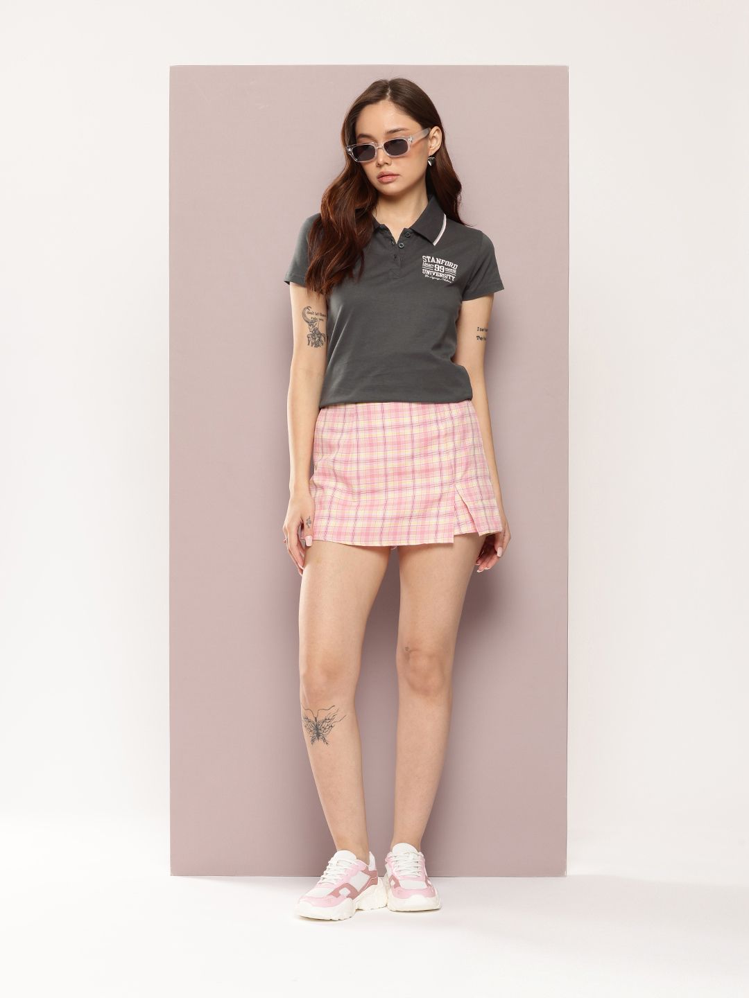 DILLINGER Women's Regular Fit Badge Embroidery Polo Tshirt