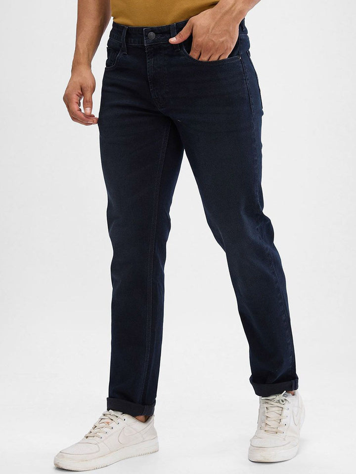 SPYKAR Men Mid-Rise Clean Look No Fade Stretchable Jeans