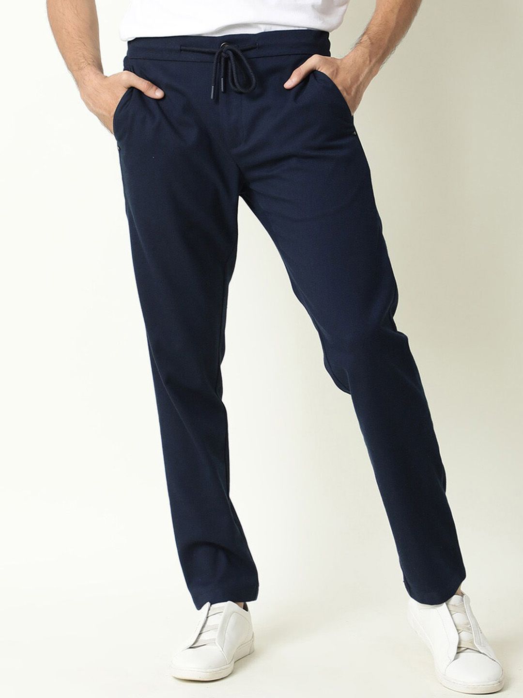 RARE RABBIT Men Slim Fit Trousers