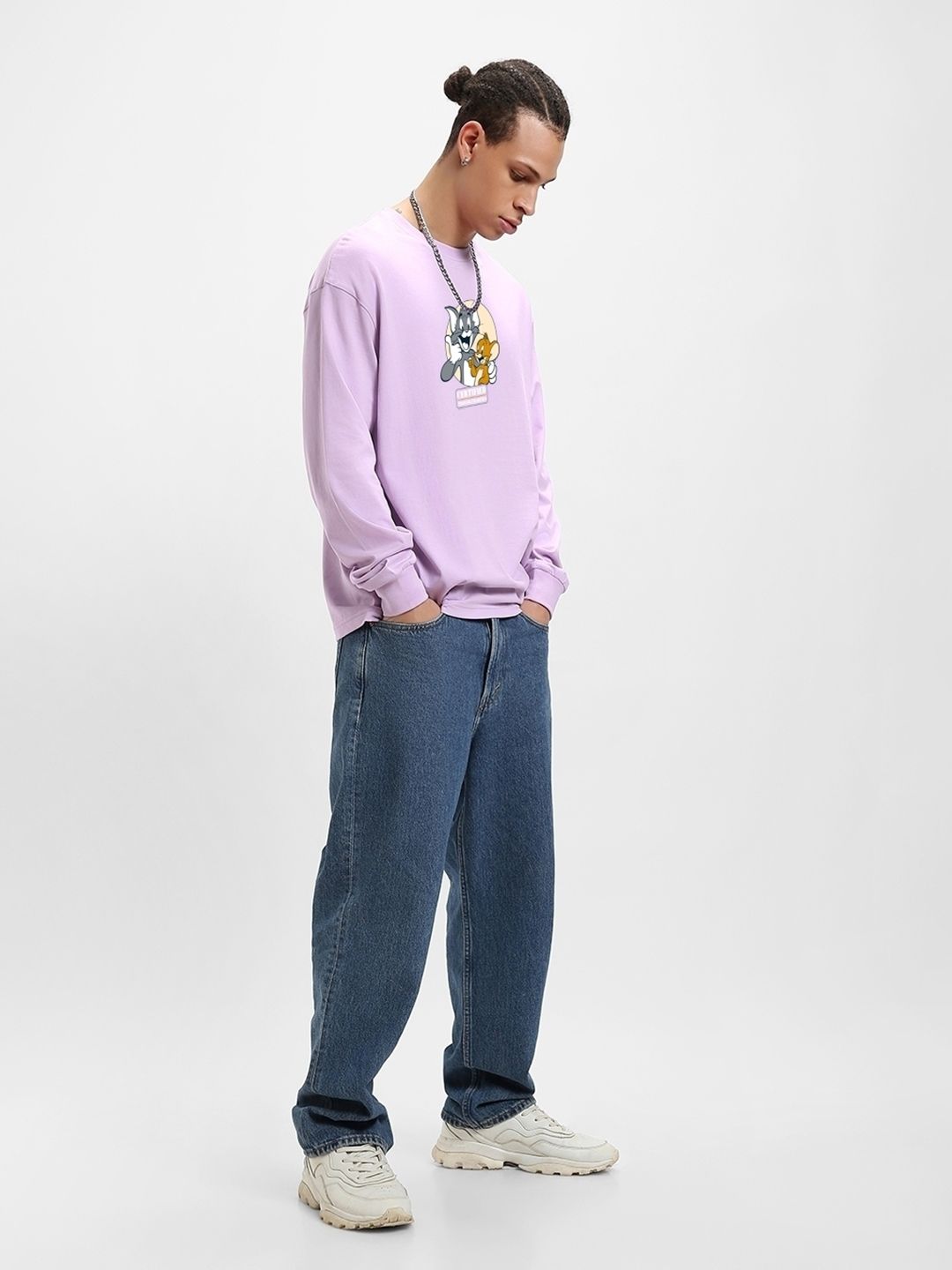 Bewakoof Certified Troublemakers (TJL) Graphic Printed Oversized T-shirt