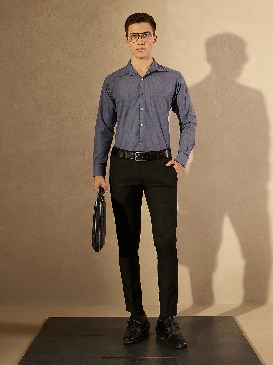 DENNISON Spread Collar Smart Formal Shirt