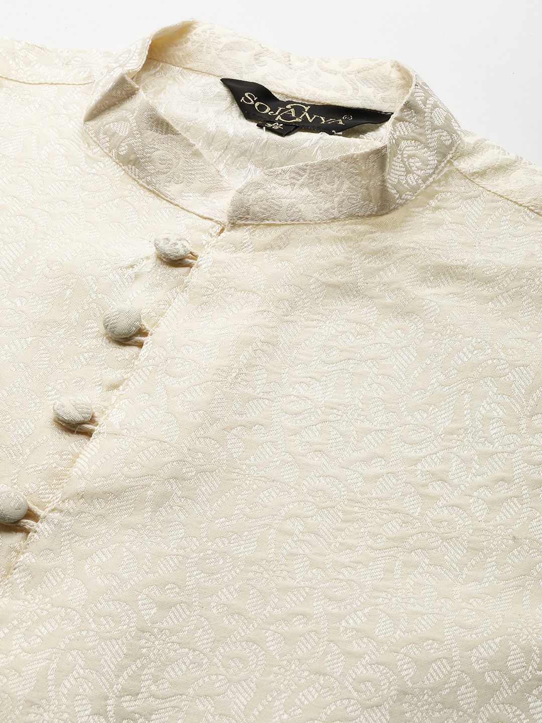 SOJANYA Kurta Katun Sutera Motif Etnik