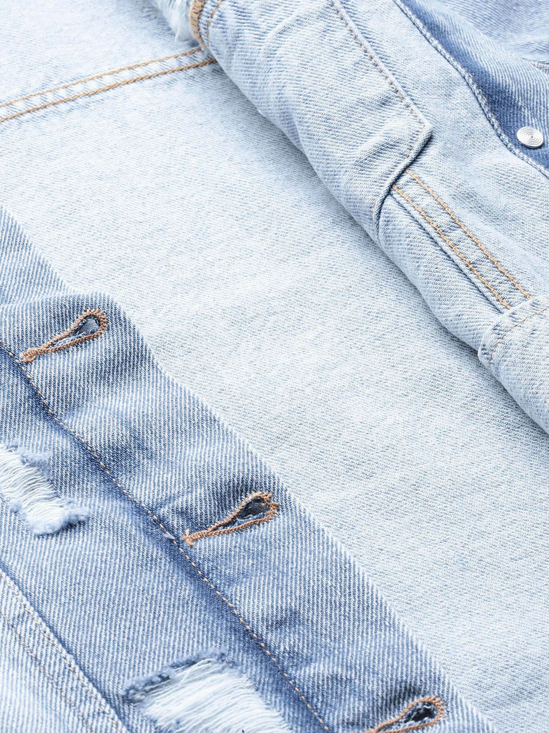 Monte Carlo Distressed Denim Jacket