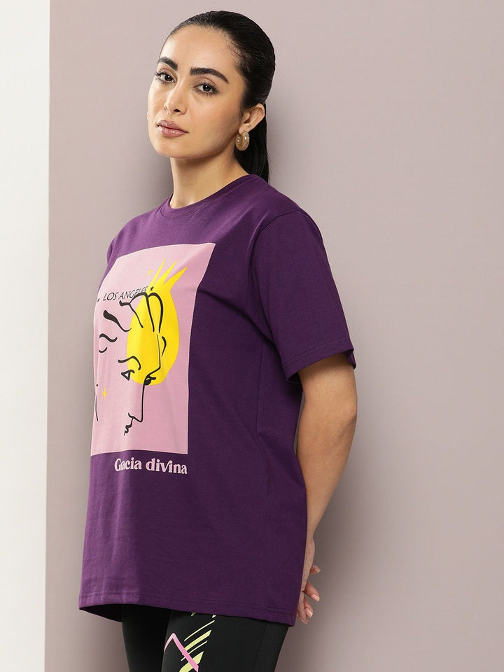 DILLINGER Graphic Printed Oversized Pure Cotton T-Shirt