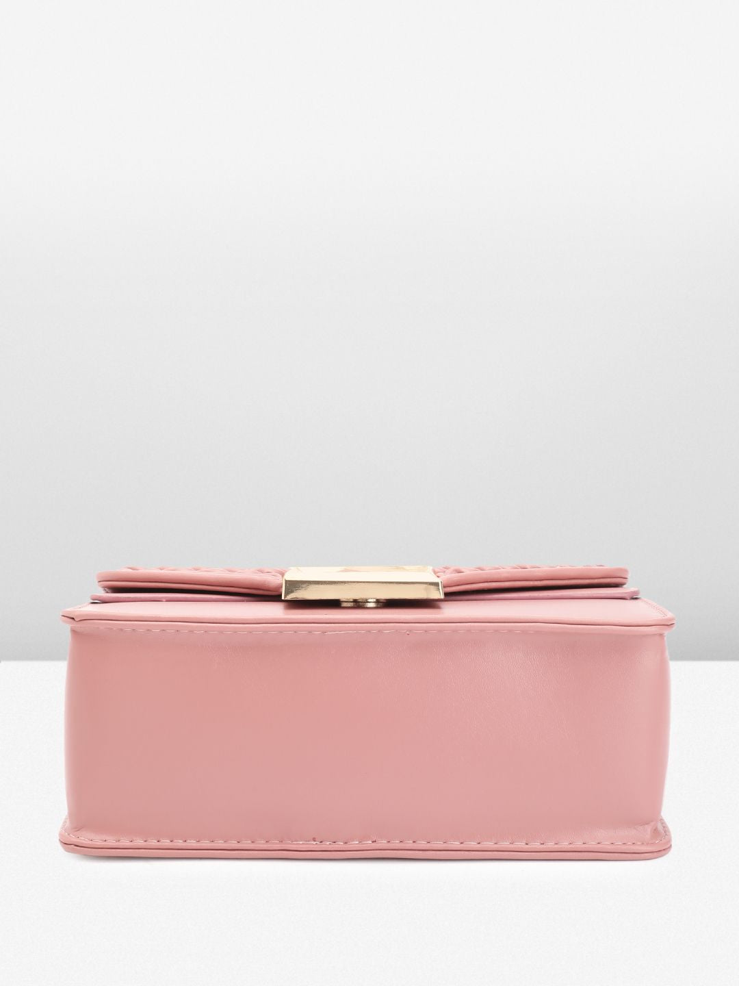 DressBerry Bubble Textured Structured Satchel