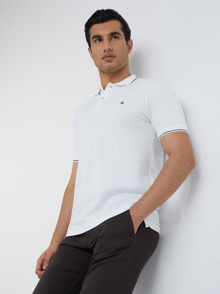 Raymond Pure Cotton Polo Collar T-shirt