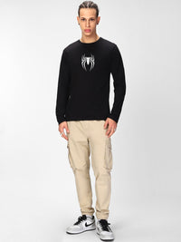 Bewakoof Men Graphic Printed Round Neck Cotton Spider-Man T-shirt