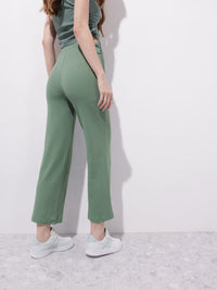 DressBerry Women Coastal Cool Satin Swank Wide Leg Trousers