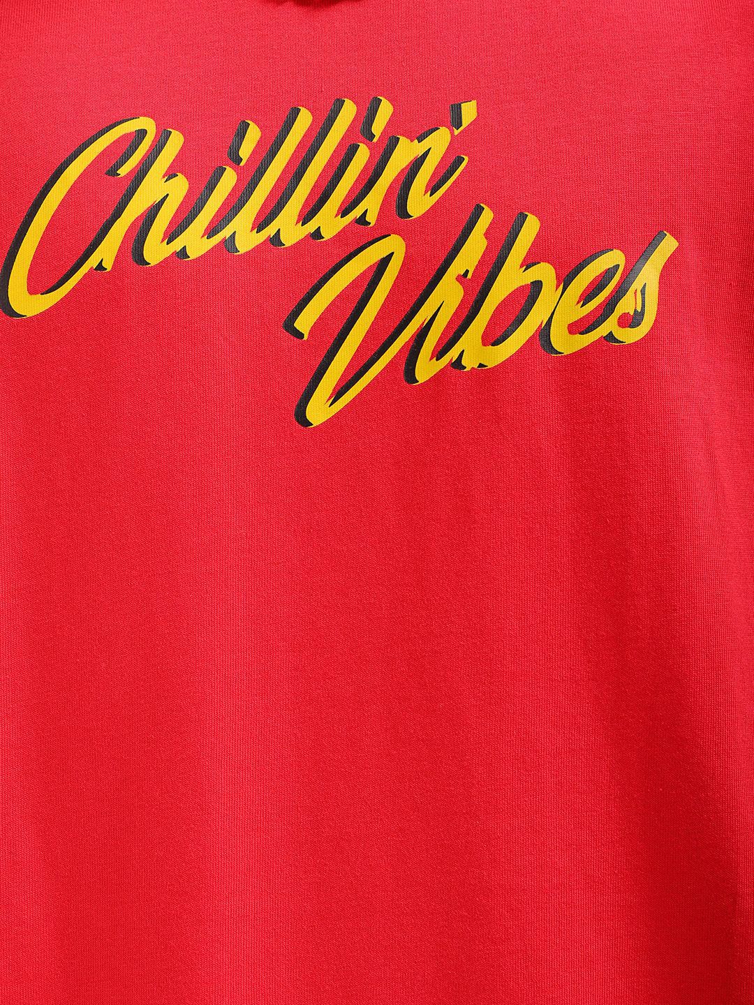 The Indian Garage Co Men Back Printed Pure Cotton Oversized Round Neck T-shirt