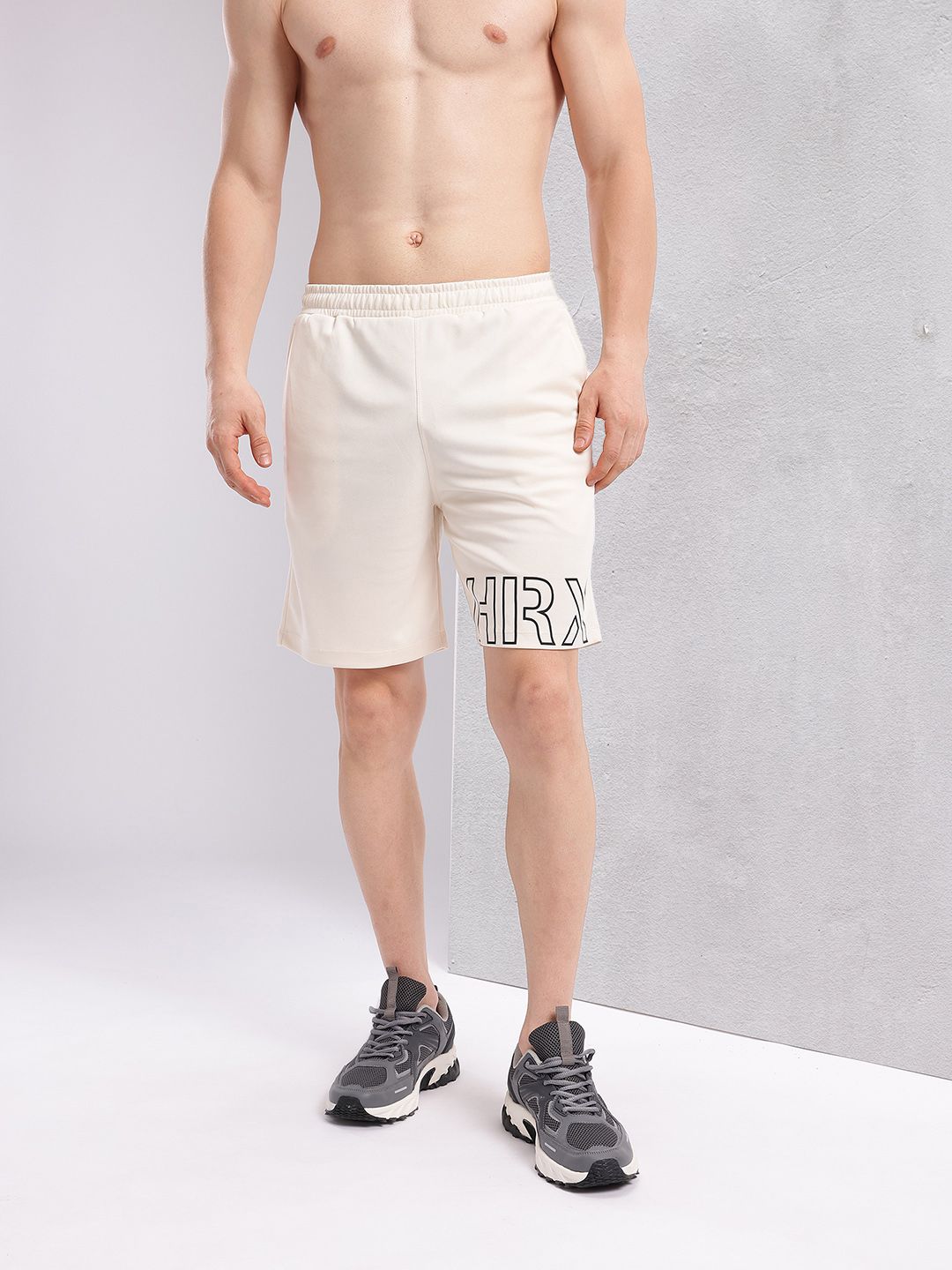 HRX by Hrithik Roshan Men Printed Rapid-Dry Training Shorts
