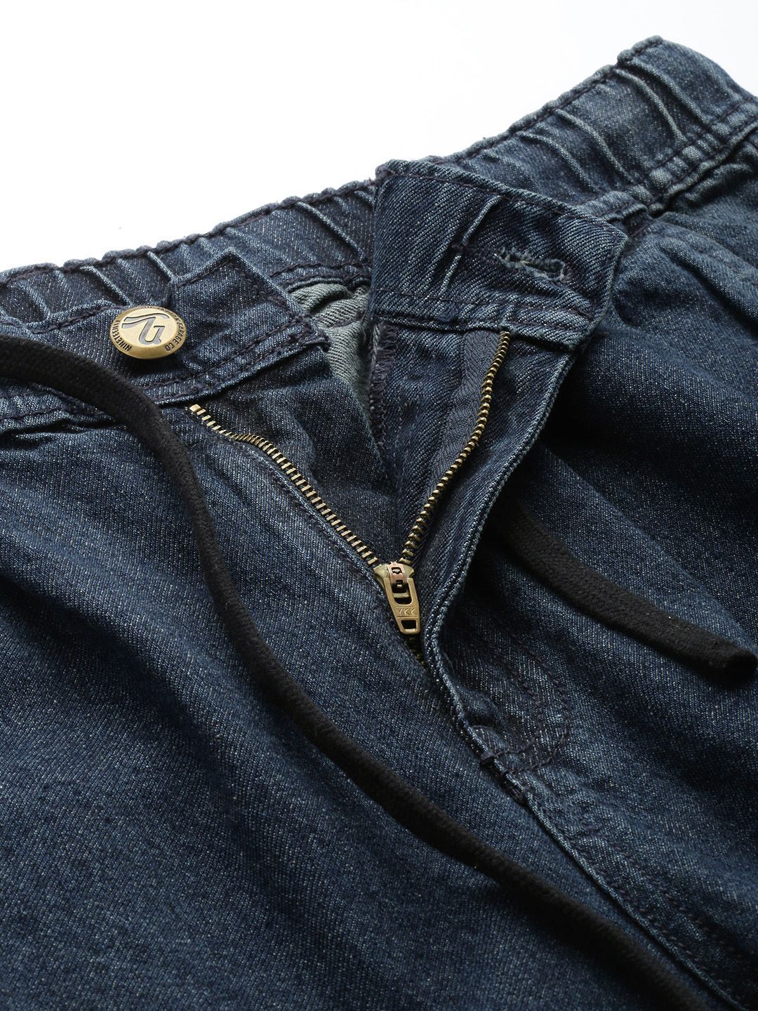 The Indian Garage Co Men Relaxed Fit Pure Cotton Jeans