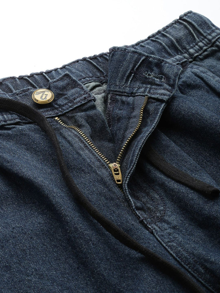 The Indian Garage Co Men Relaxed Fit Pure Cotton Jeans