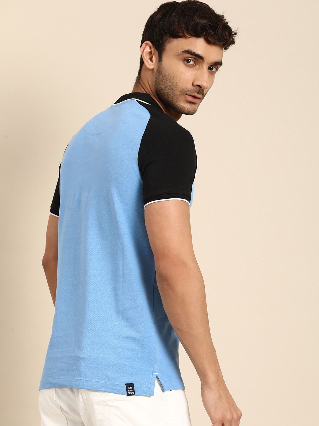 Being Human Polo Collar Pure Cotton T-shirt