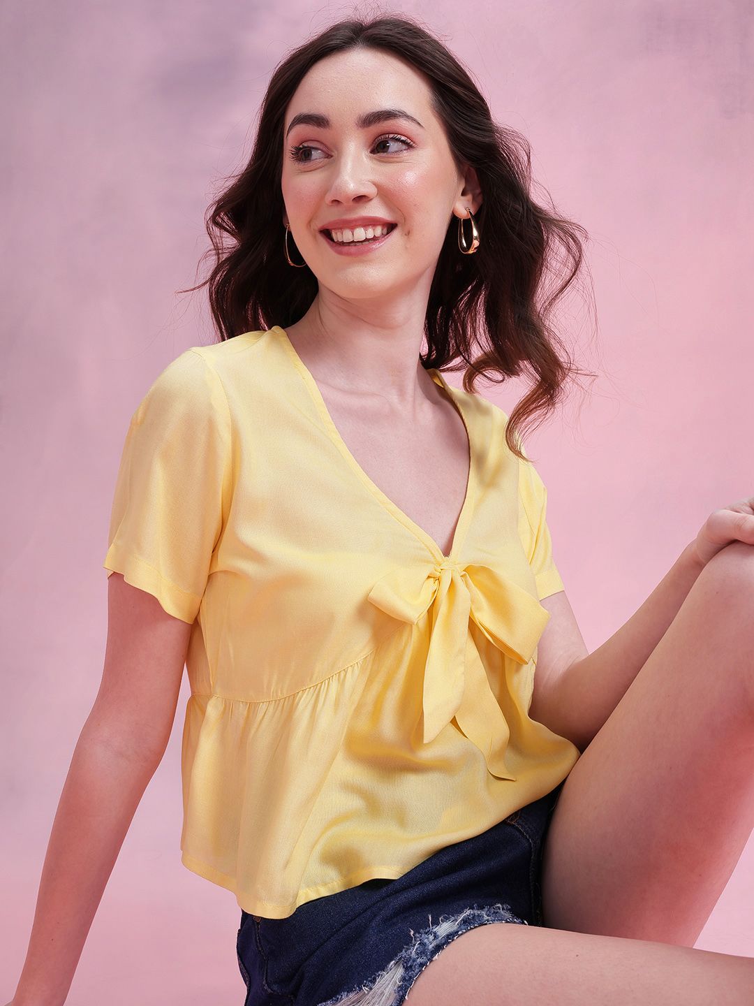 Dressberry Front Tie-Up Top