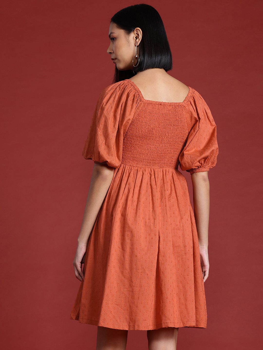 all about you Pure Cotton A-Line Dress