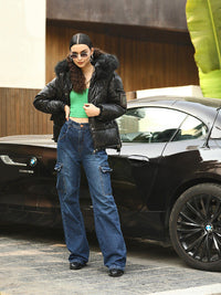 STREET 9 Women Black Solid Jacket