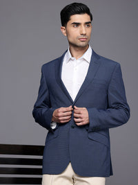Raymond Micro Checked Contemporary Fit Formal Blazer