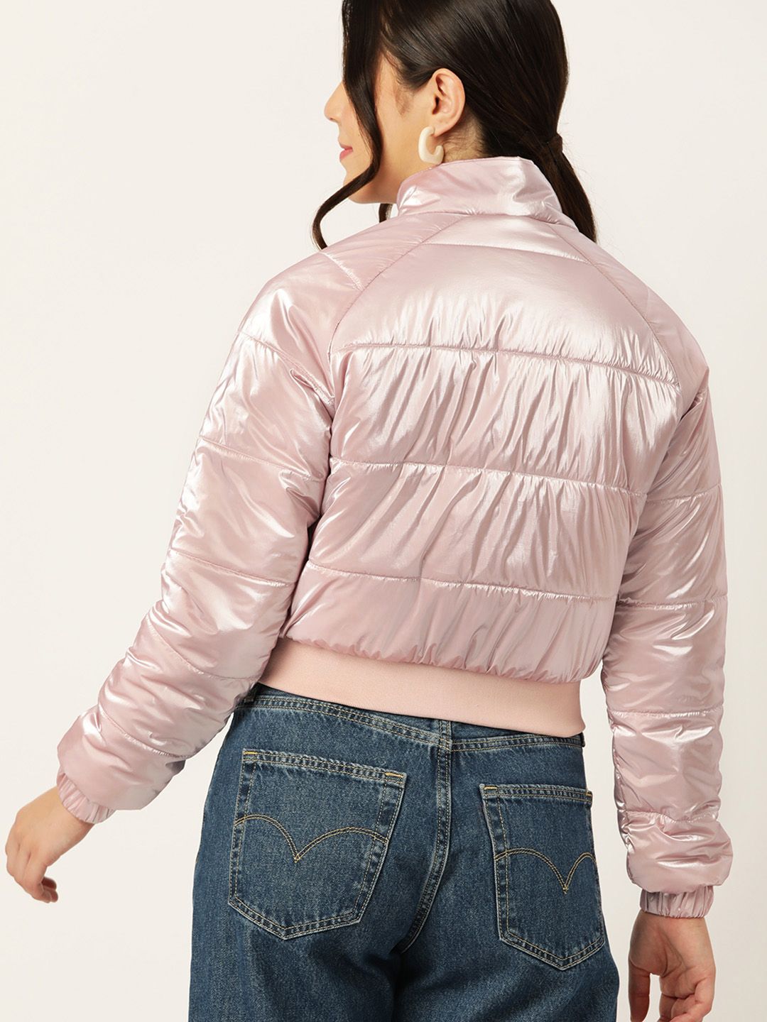 DressBerry Mock Collar Puffer Jacket