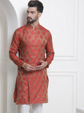 SOJANYA Rekaan Tenunan Zari Kurta Biasa