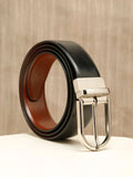 Teakwood Leathers Men Leather Reversible Formal Belt