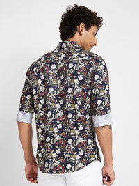 Being Human Men Slim Fit Floral Opaque Printed Casual Shirt