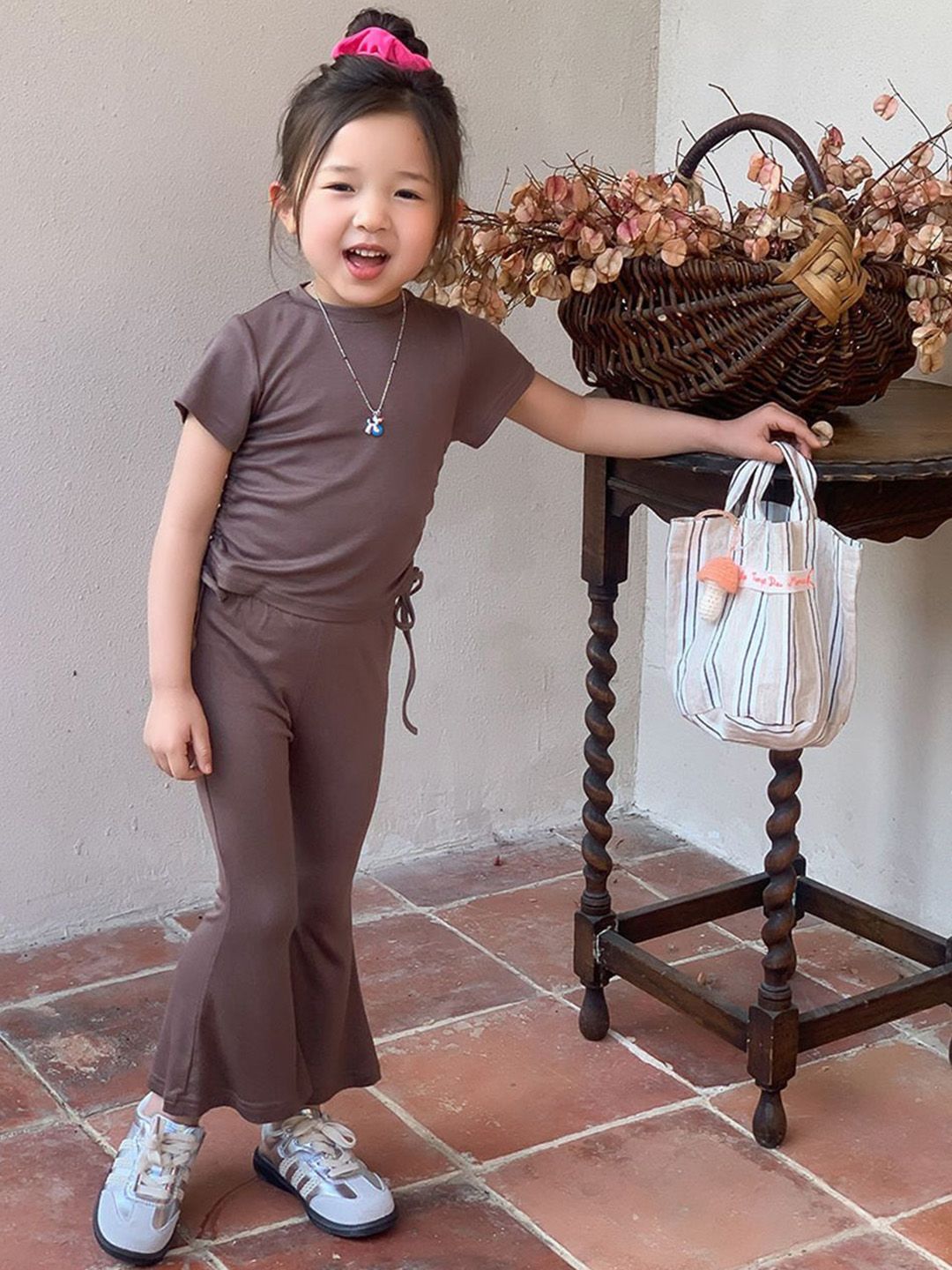 YK Girls Top With Trousers