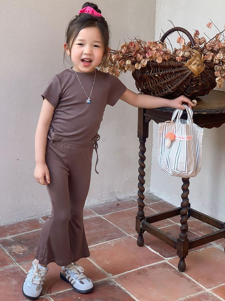 YK Girls Top With Trousers