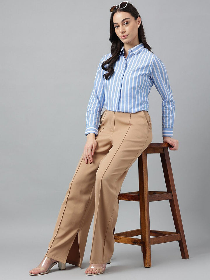 Hancock Santai Candy berjalur baju formal