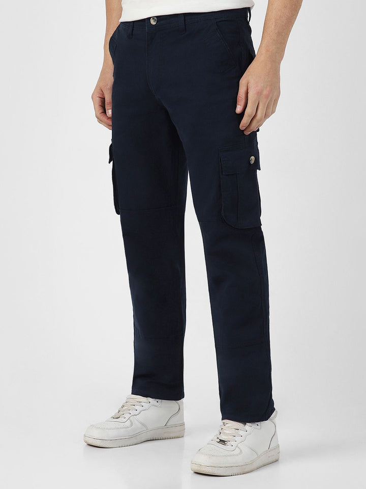 Urbano Fashion Men Mid-Rise Cargos Trousers