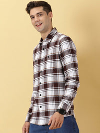 Thomas Scott Standard Slim Fit Tartan Checked Casual Shirt
