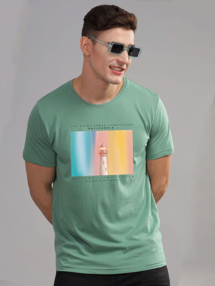 ADRO Men Printed T-shirt