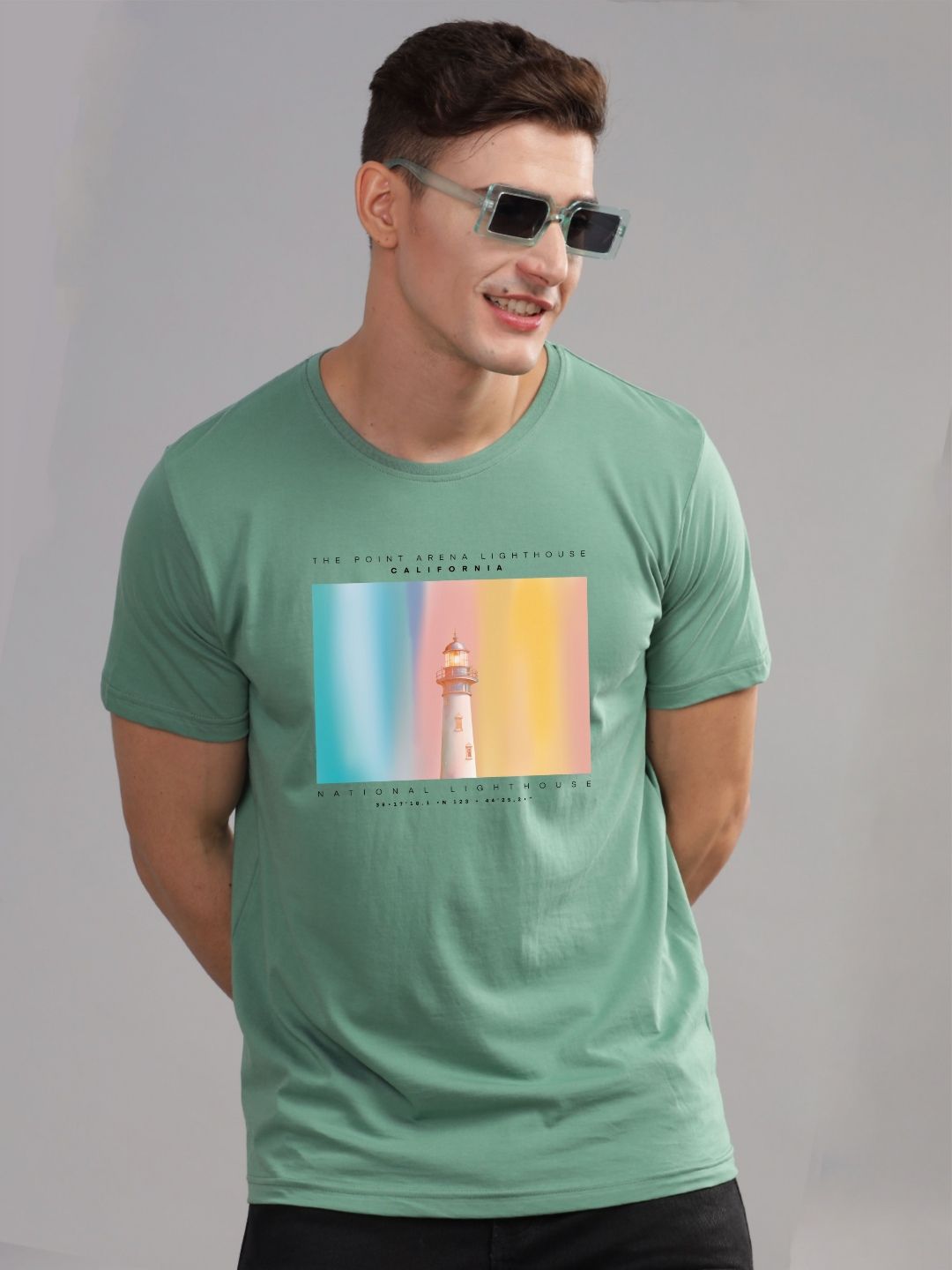 ADRO Men Printed T-shirt
