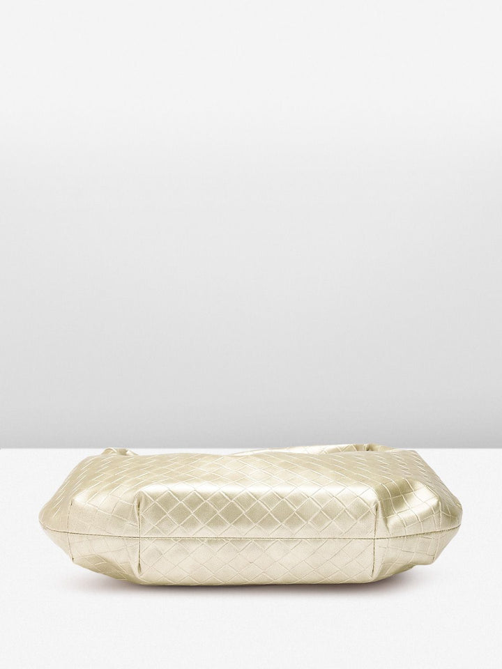 Berrylush Textured Half Moon Handheld Bag