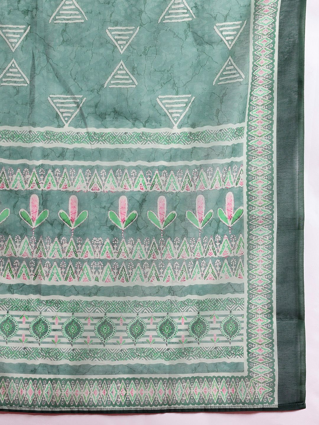 Anouk Indie Prints Kurta with Trousers & Dupatta