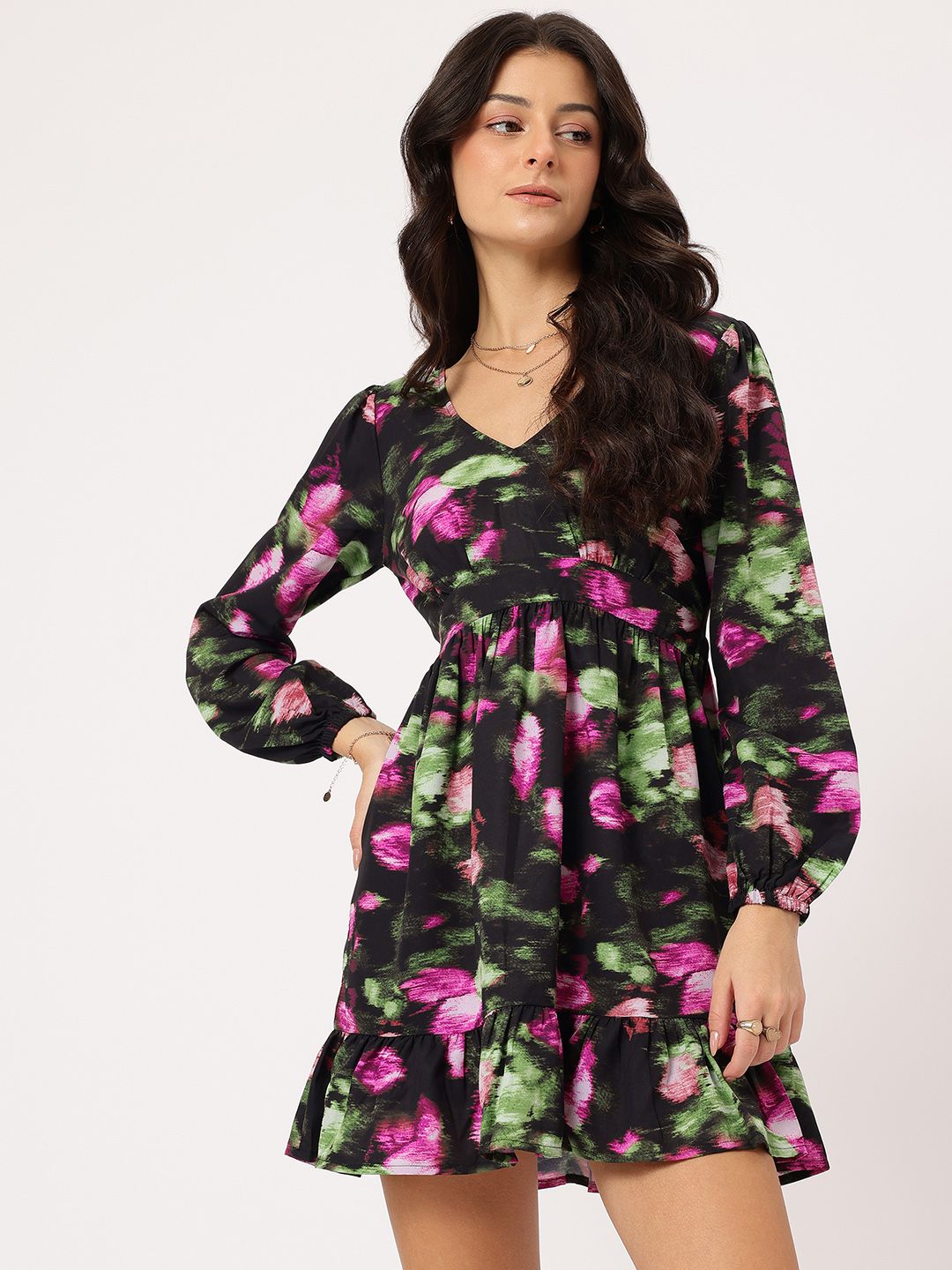DressBerry Chromatic Chaos Mini Dress