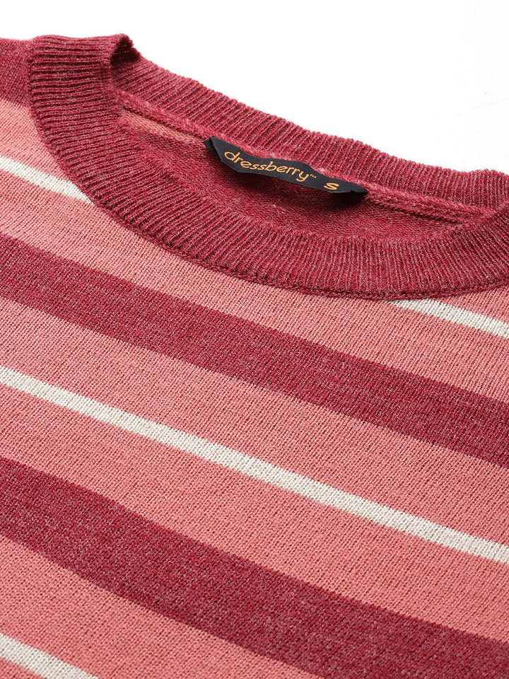 DressBerry Striped Pullover