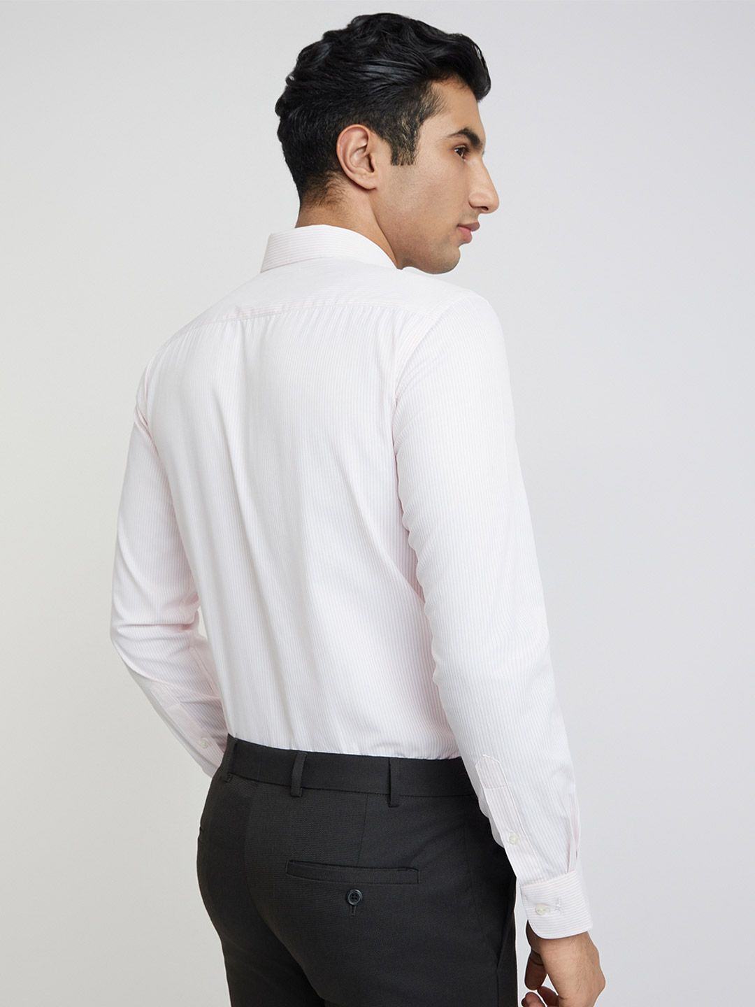Park Avenue Slim Fit Striped Formal Shirt